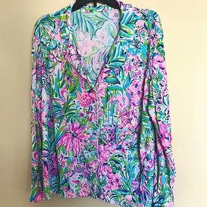 Lilly Pulitzer pajama top XXL